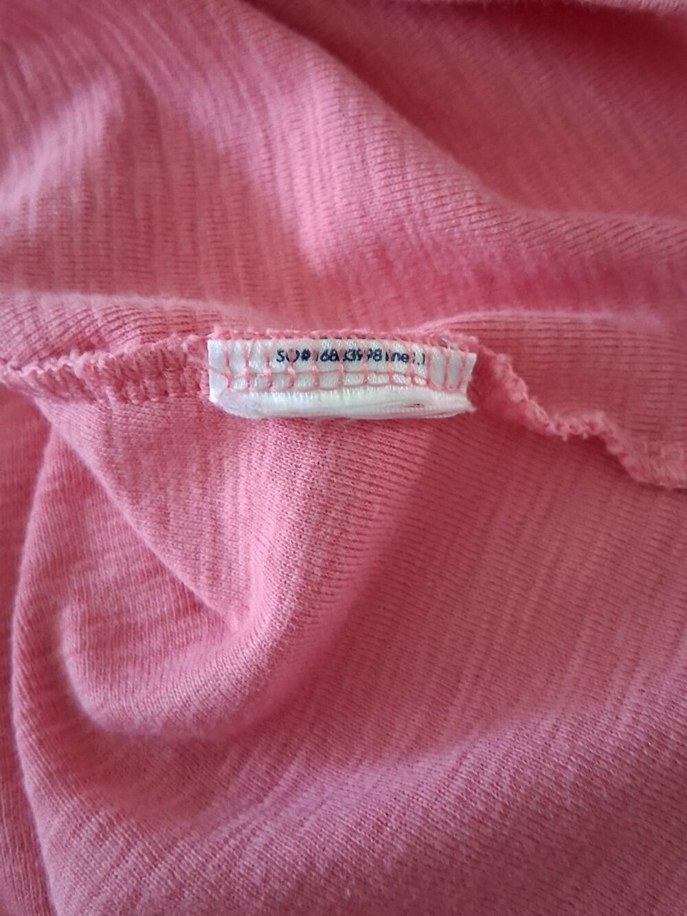 CHAPS Pink Short Sleeve Henley Button Tee Women's Size M - Picture 7 of 11